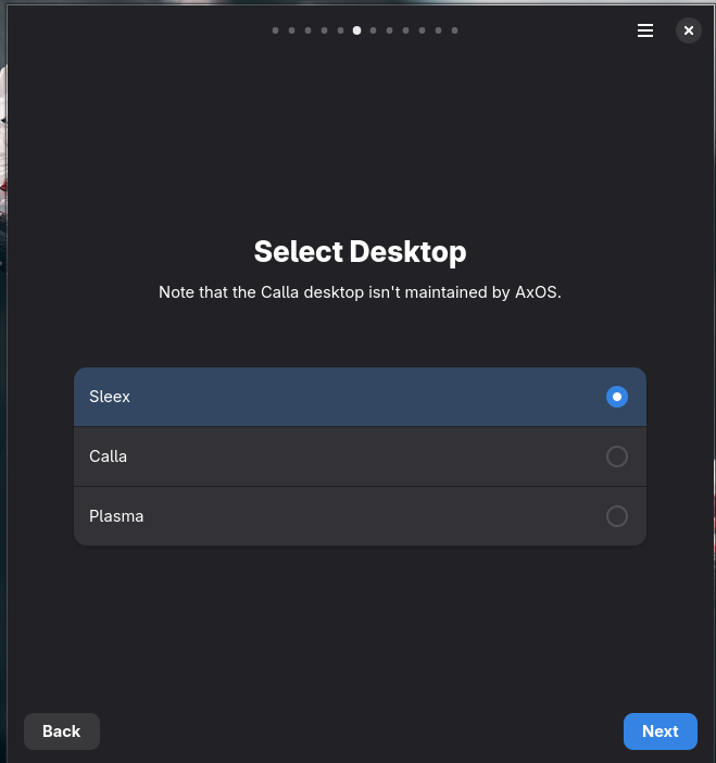 Select Desktop
